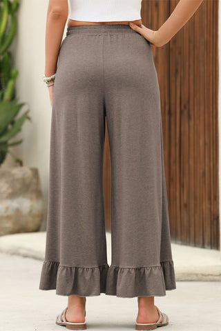 Retro Ruffle Pants - Dune