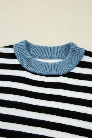 Cozy Colorblock Striped Sweater