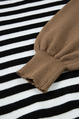 Cozy Colorblock Striped Sweater