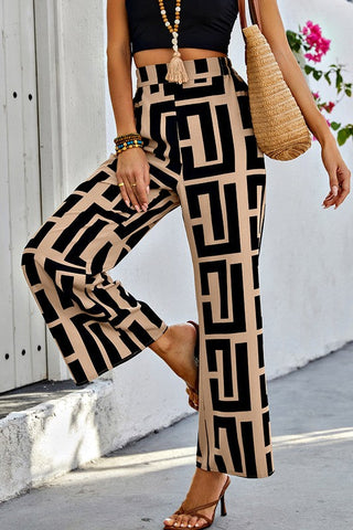 City Chic Wide Leg Pants - Beige