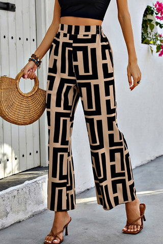 City Chic Wide Leg Pants - Beige