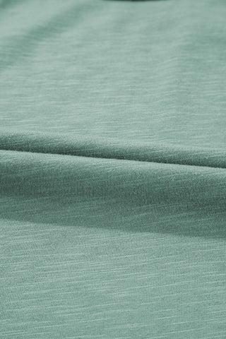 Metallic Trim Tank - Green