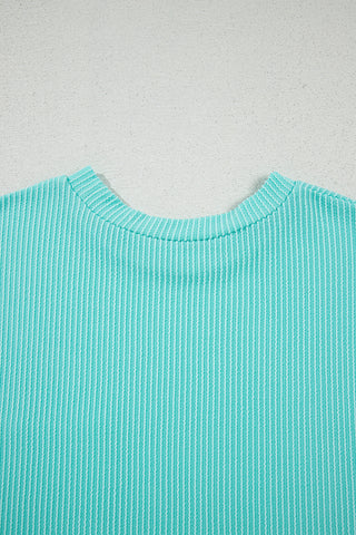 Textured Top with Pocket - Mint