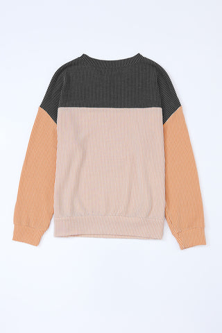 Fall Festival Banded Bottom Top - Black
