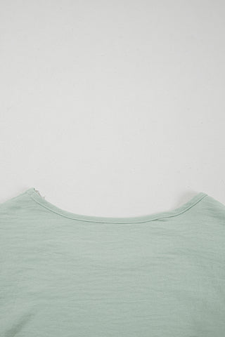 Flouncy Sleeve Top - Mint