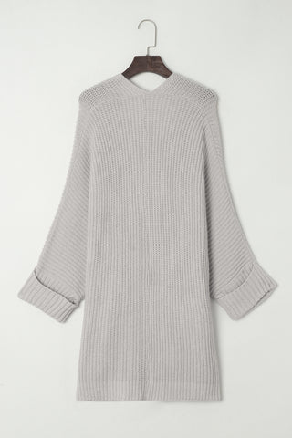 Oversized Cardigan - Gray
