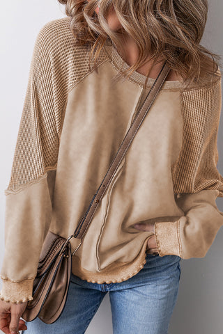 Cozy Weekend Sweatshirt - Taupe