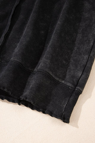 Cozy Weekend Sweatshirt - Black