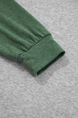 Baseball Tee - Gray and Green