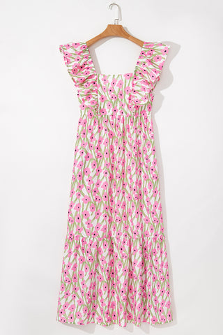 Pink Poppy Maxi Dress