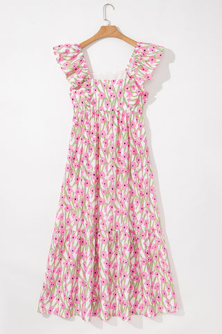Pink Poppy Maxi Dress