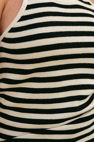 Halter Sweater Knit Tank