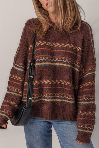 Mohair Brown Sweater