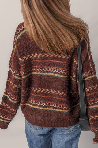 Mohair Brown Sweater