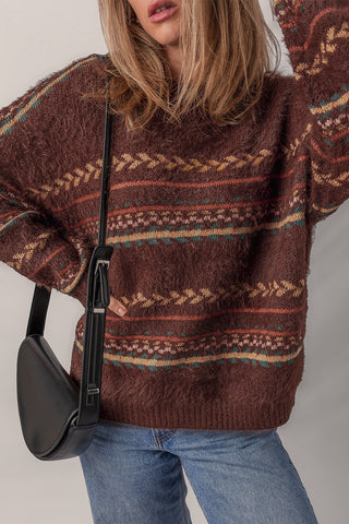 Mohair Brown Sweater