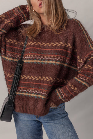 Mohair Brown Sweater