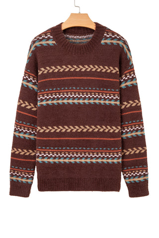 Mohair Brown Sweater