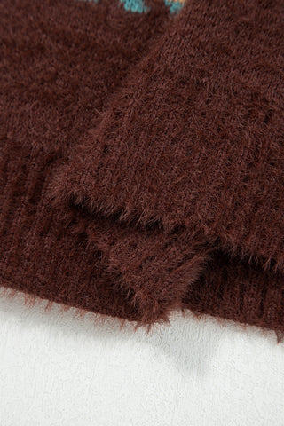 Mohair Brown Sweater