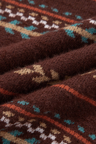 Mohair Brown Sweater
