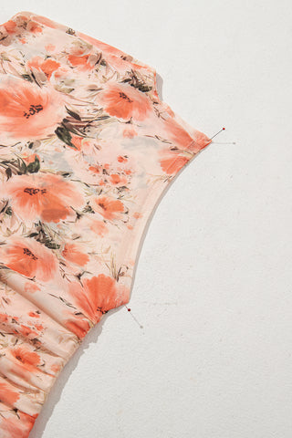 Antique Floral Sleeveless Top