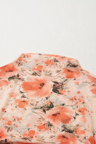 Antique Floral Sleeveless Top