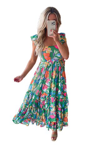 Vibrant Verde Sundress