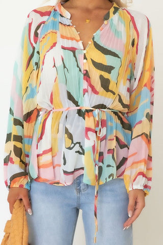 Watercolor Blouse