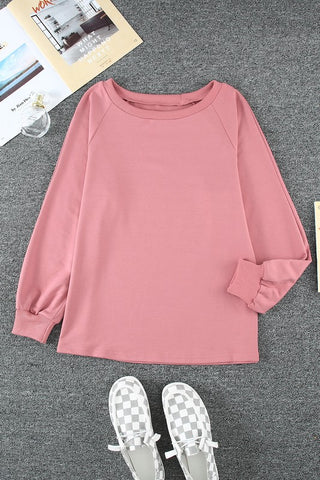 Crew Neck Sweatshirt - Mauve