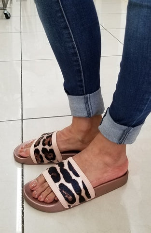 Leopard Print Slides