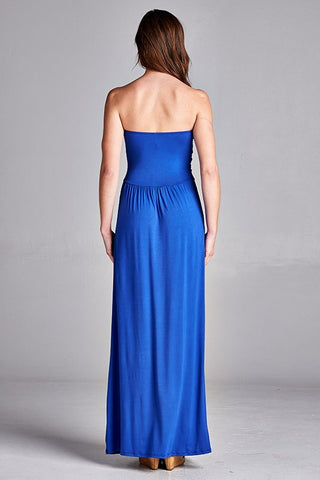 Simple and Stylish Maxi Dress - Royal