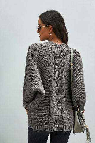 Chunky Cardigan - Gray