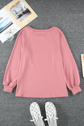 Crew Neck Sweatshirt - Mauve