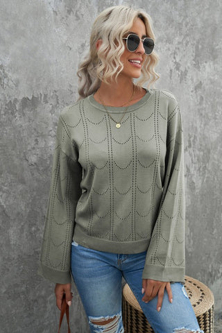 Fall Feelings Sweater - Gray