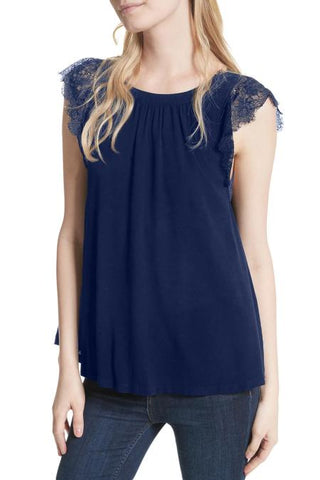 Reversible Sleeveless Top - Navy