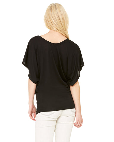 Flowy Dolman Top - Black