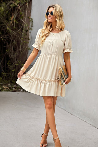 Babydoll Dress - Cream