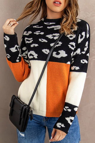 Leopard Printed Sweater