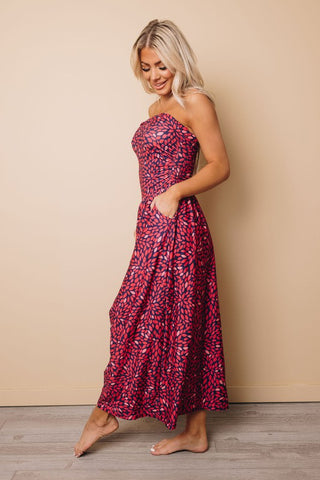 Strapless Summer Maxi - Red