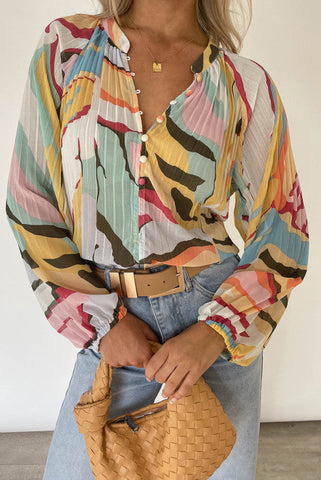 Watercolor Blouse