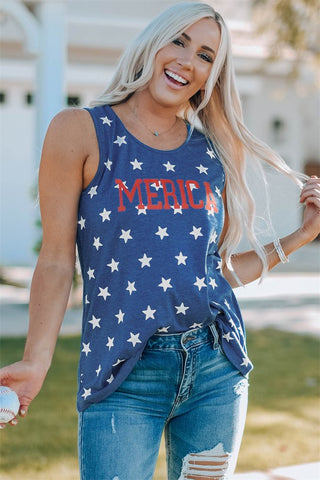 Merica Tank - Blue