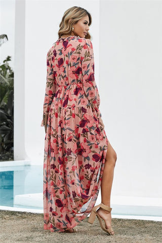Pink Lotus Maxi Dress