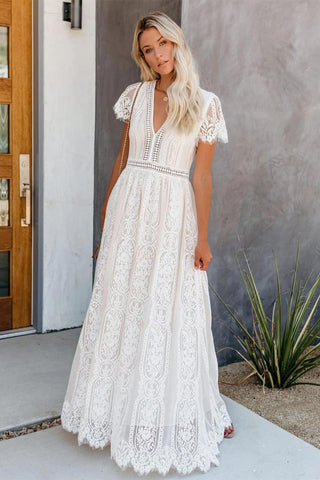 White Lace Dress