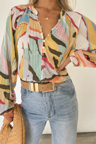 Watercolor Blouse