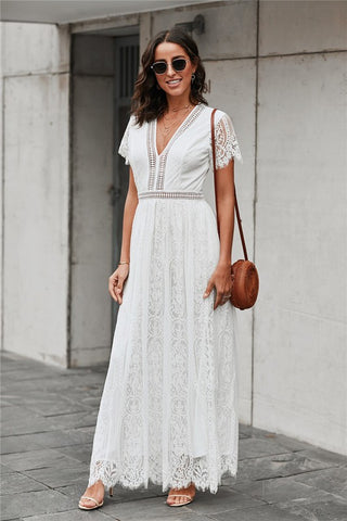 White Lace Dress