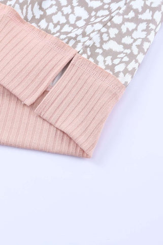 Leopard Hoodie - Pink