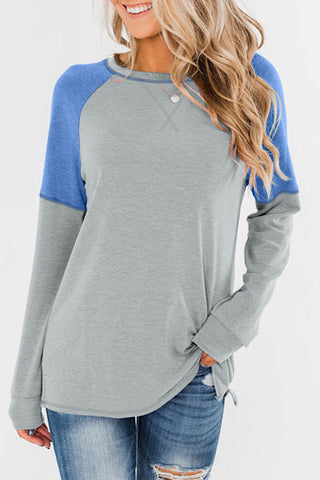 Raglan Sleeve Top - Blue