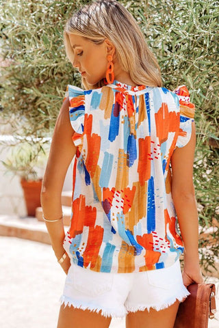 Colorful Sleeveless Top