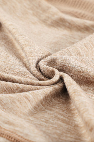 Thermal Hoodie - Heather Brown