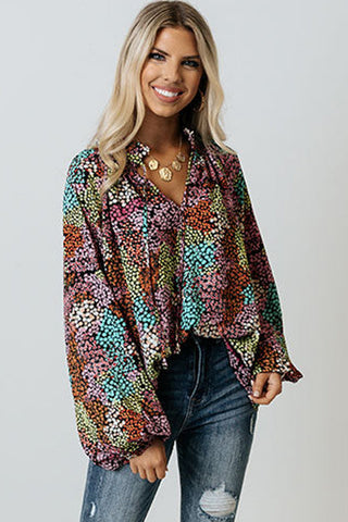 Pop of Color Blouse