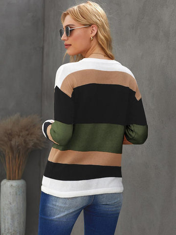 Drawstring Sweater - Green